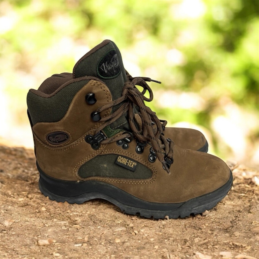 Vasque Skywalk Gore-Tex Womens Sz 6 Waterproof Hiking Boots Leather Brown EUC